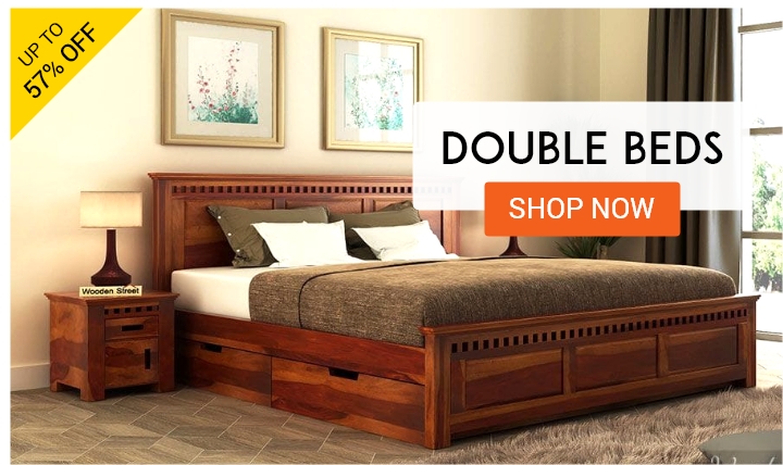 wooden bedroom furniture: buy bedroom furniture online upto 55% off